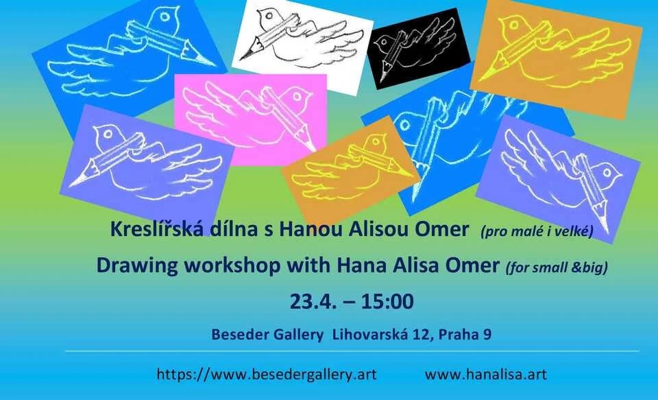 Kresebný workshop s československo-izraelskou výtvarnicí Hanou Alisou Omer