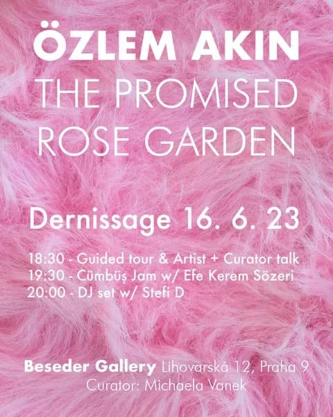 Dernisáž výstavy Özlem Akin - The Promised Rose Garden