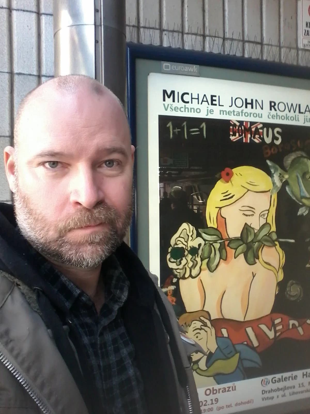 Michael J. Rowland- vernisáž výstavy 12/02/2019