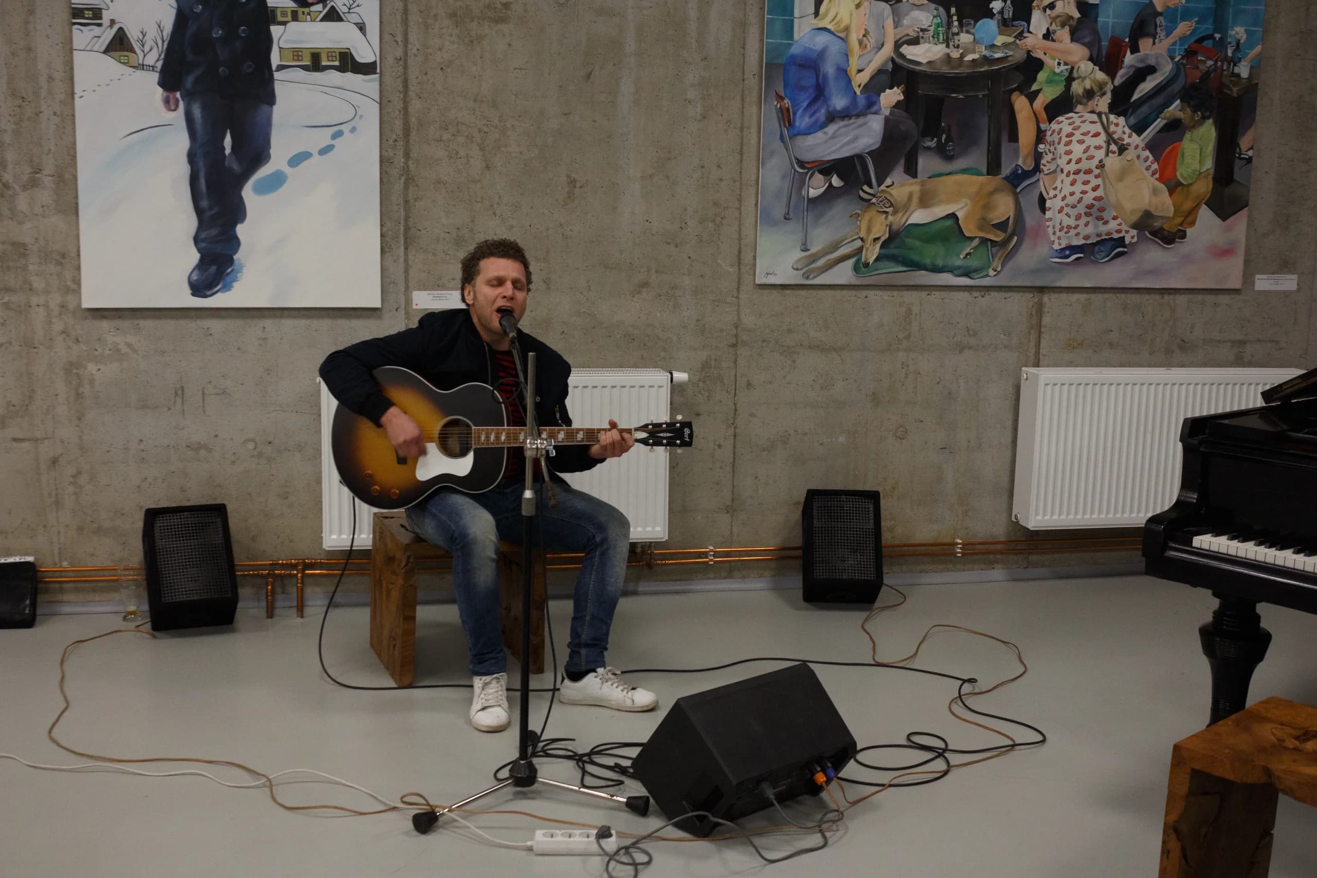 Michael J. Rowland- vernisáž výstavy 12/02/2019