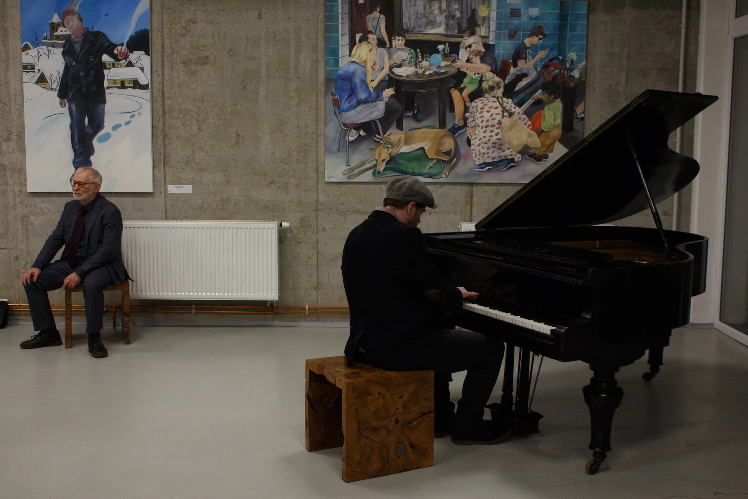 Michael J. Rowland- vernisáž výstavy 12/02/2019