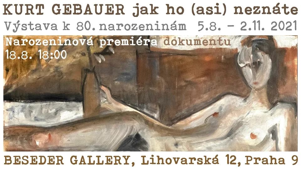 KURT GEBAUER JAK HO (ASI) NEZNÁTE - Premiéra dokumentu v den 80.narozenin