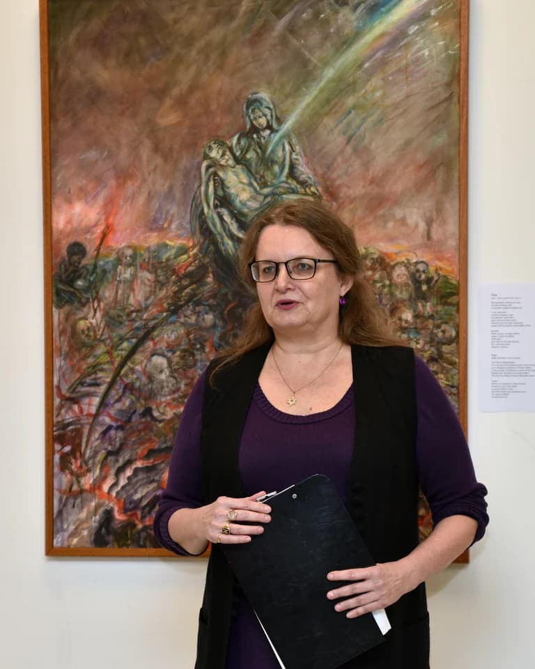 HANA ALISA OMER: Kořeny - Vernisáž 27/1/2022 a Komentovaná prohlídka 5/2/2022