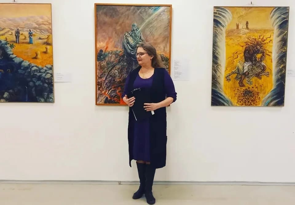 HANA ALISA OMER: Kořeny - Vernisáž 27/1/2022 a Komentovaná prohlídka 5/2/2022