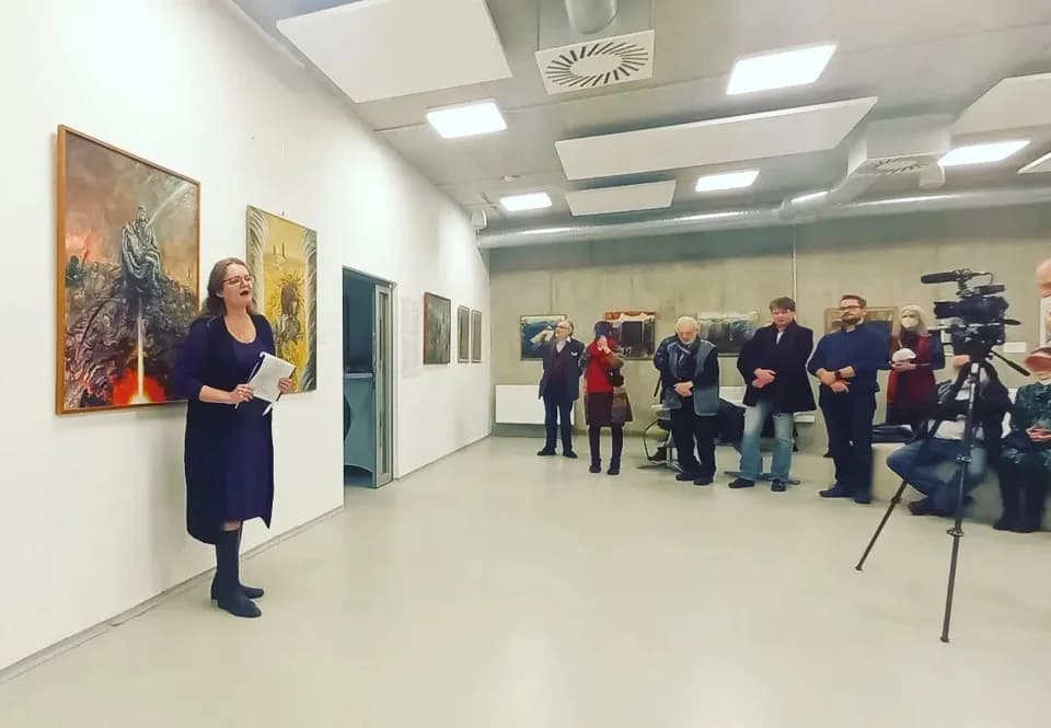 HANA ALISA OMER: Kořeny - Vernisáž 27/1/2022 a Komentovaná prohlídka 5/2/2022