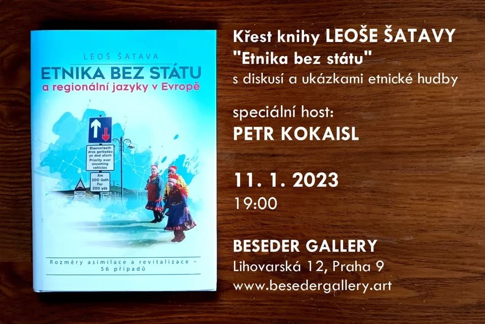 Křest knihy Leoše Šatavy "Etnika bez státu" s diskusí a ukázkami etnické hudby