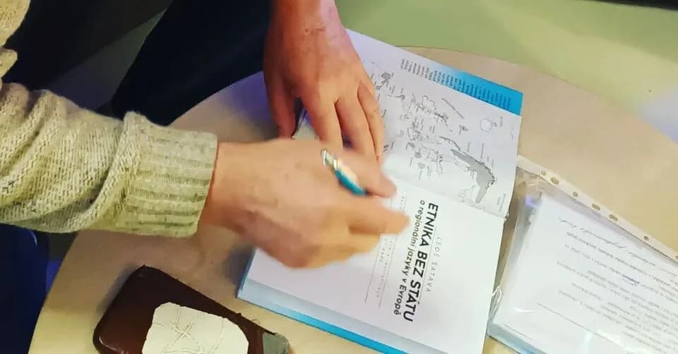 Křest knihy prof. Leoše Šatavy \"Etnika bez státu\" 11.1.2023
