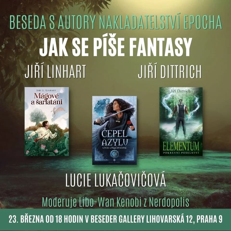 Beseda s autory nakladatelství Epocha: Jak se píše fantasy