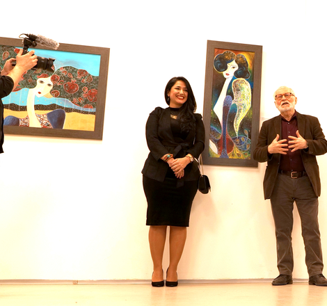 Setkání íránské malířky RIHANY SG s izraelským publikem