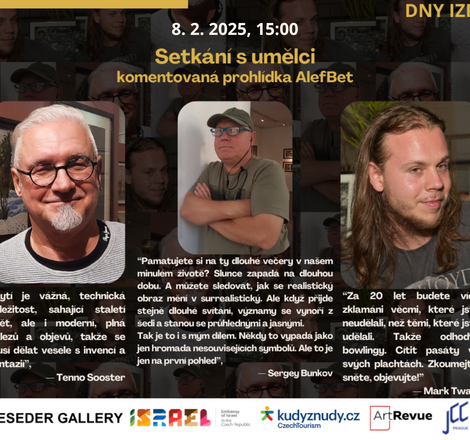 Komentovaná prohlídka výstavy AlefBet (Tenno Sooster a Sergey Bunkov)