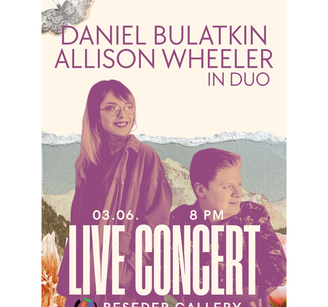 Concert: Daniel Bulatkin & Allison Wheeler
